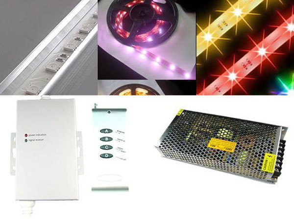 Complete set for 5 meter RGB leds lights (standalone control) Complete set for 5 meter RGB leds lights (standalone control)